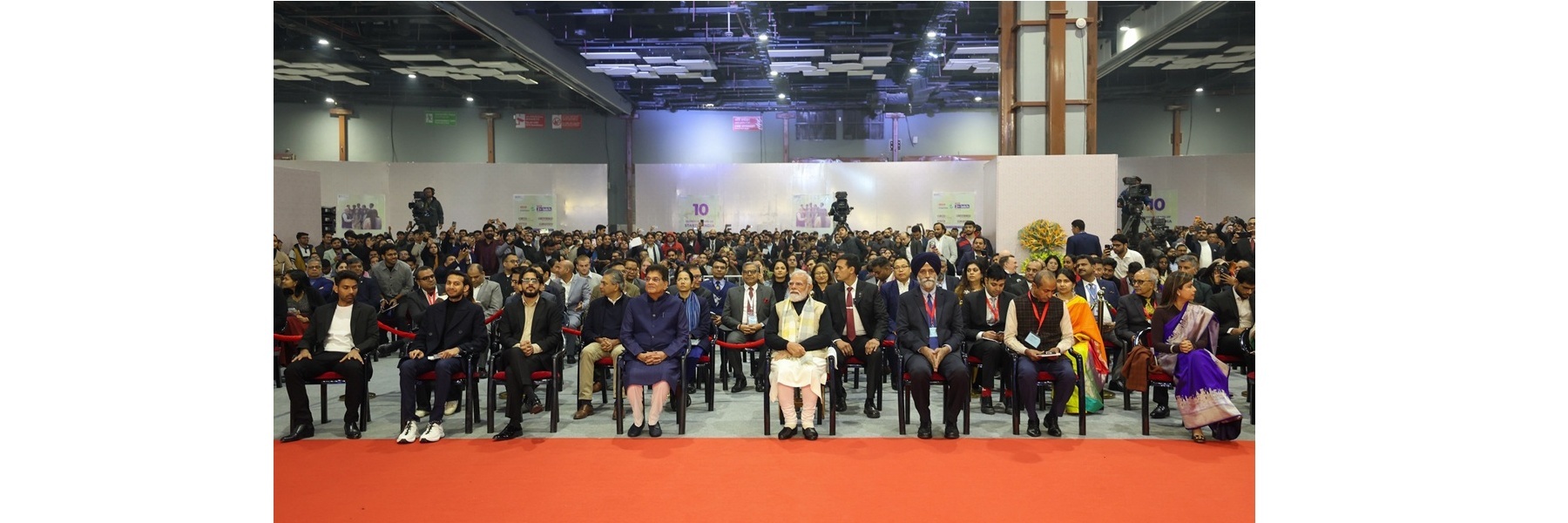 PM participates in National Startup Day programme marking a decade of Startup India at Bharat Mandapam, in New Delhi 