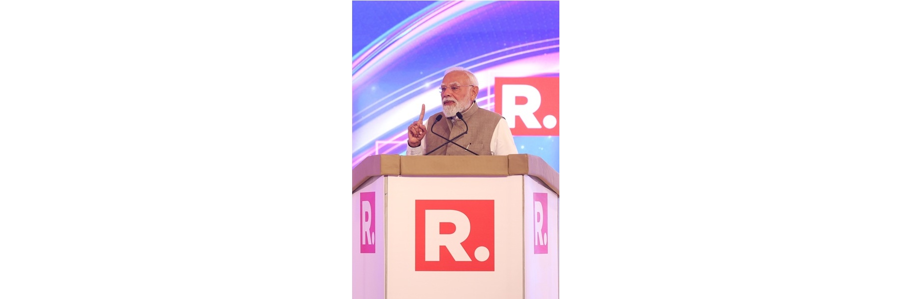 PM addressing the gathering at Republic Summit – 2026 held, in New Delhi.