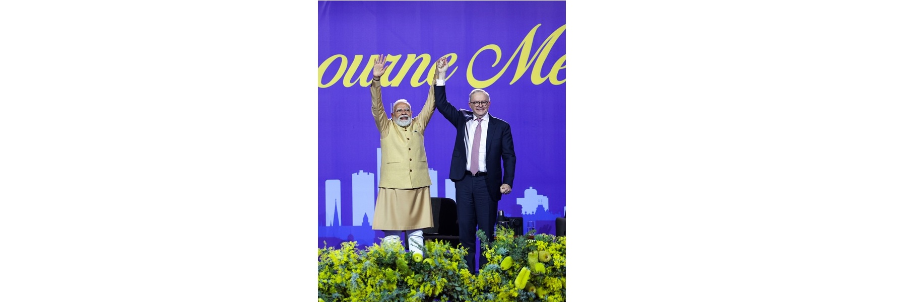 PM participates in a community event at Marvel Stadium, in Melbourne, Australia