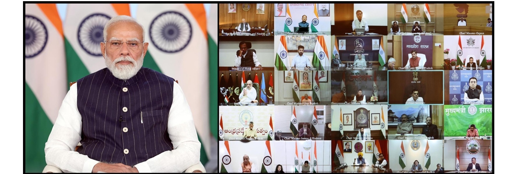 PM interacts with Chief Ministers to review preparedness in light of emerging situation in West Asia Crisis via video conferencing.