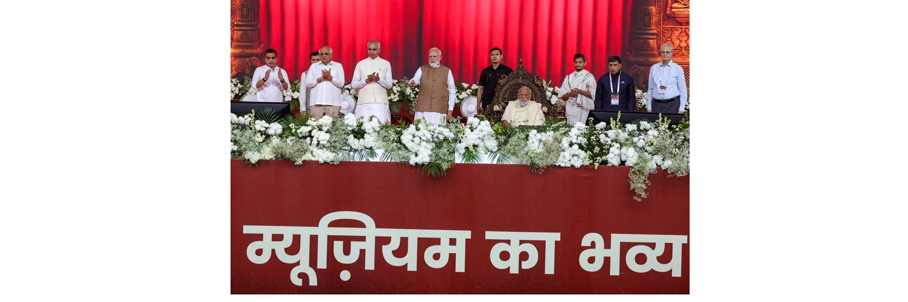 PM inaugurates the ‘Samrat Samprati Museum’ on the occasion of Mahavir Jayanti at Koba Tirth (Gandhinagar), in Gujarat.