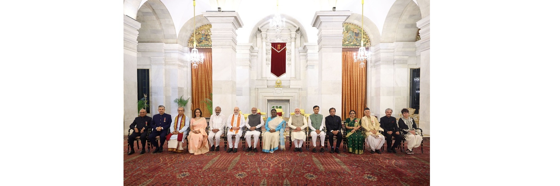 PM attends the Civil Investiture Ceremony-I (Padma Awards – 2026) held at Rashtrapati Bhavan, in New Delhi.