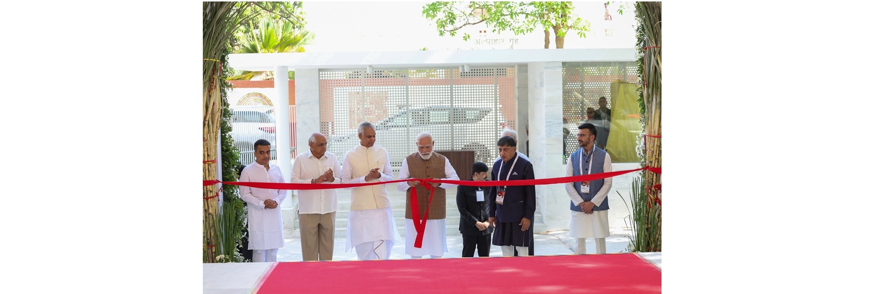 PM inaugurates and walkthrough of ‘Samrat Samprati Museum’ on the occasion of Mahavir Jayanti at Koba Tirth (Gandhinagar), in Gujarat.
