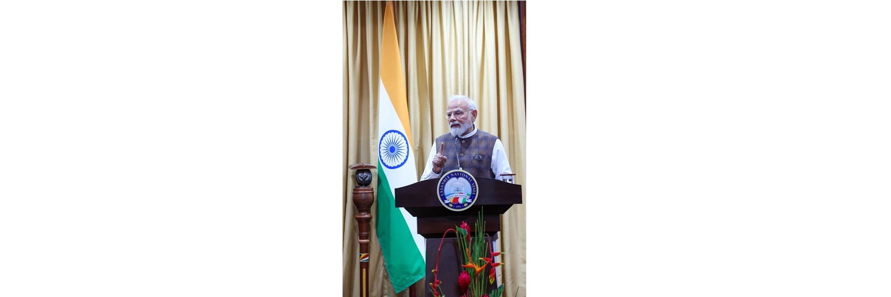 PM addresses the ‘National Assembly of Seychelles’ at Victoria, in Seychelles.