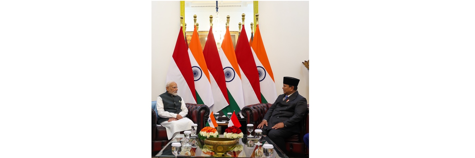 PM holds bilateral meeting with the President of the Republic of Indonesia, Mr. Prabowo Subianto at the Presidential Palace in Jakarta, Indonesia.