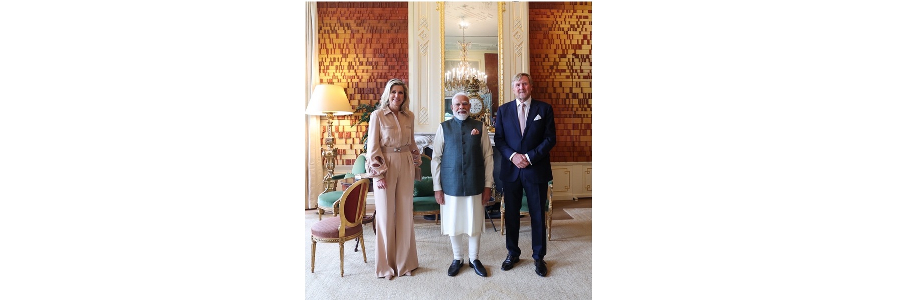 PM meeting with the King Willem-Alexander and Queen Máxima of Netherlands 