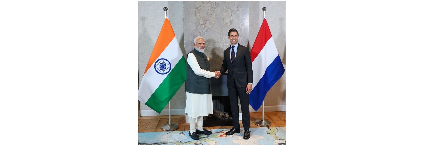 PM witnesses the exchange ceremony of the MoU between India and Netherlands, in Netherlands 