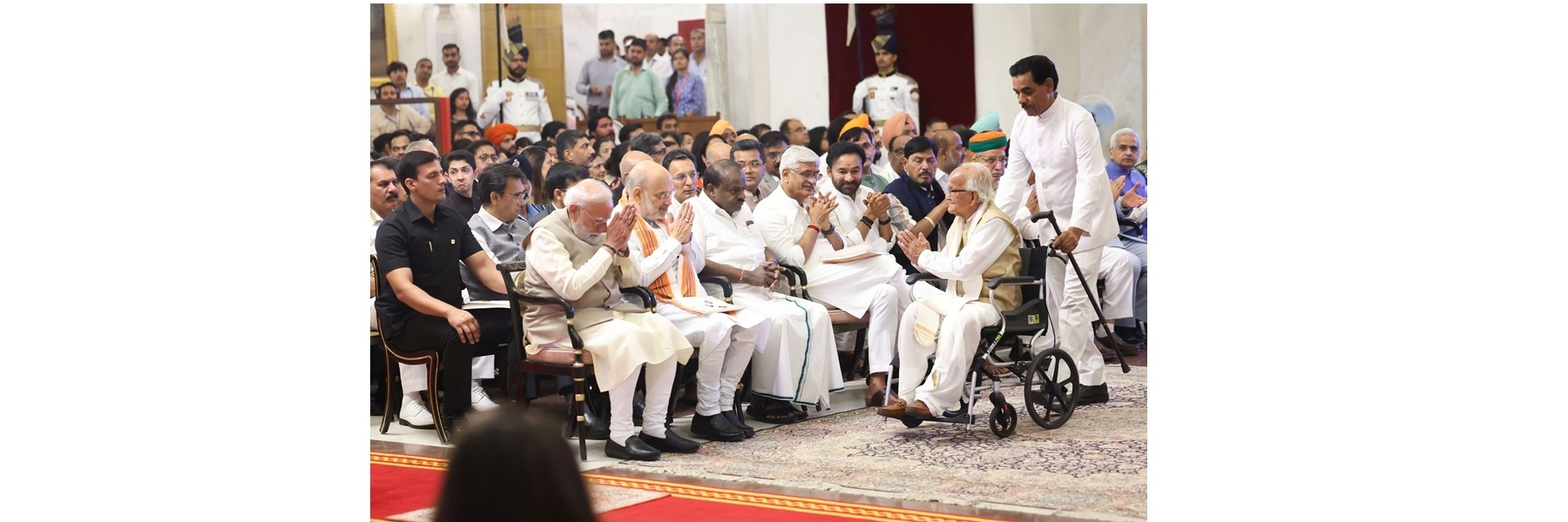 PM attends the Civil Investiture Ceremony-I (Padma Awards – 2026) held at Rashtrapati Bhavan, in New Delhi.