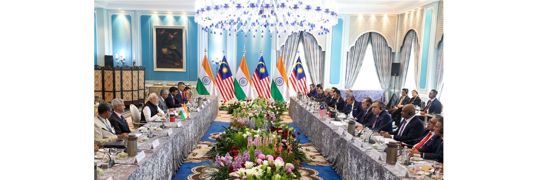 PM attends delegation level talks between India and Malaysia at Kuala Lumpur, in Malaysia