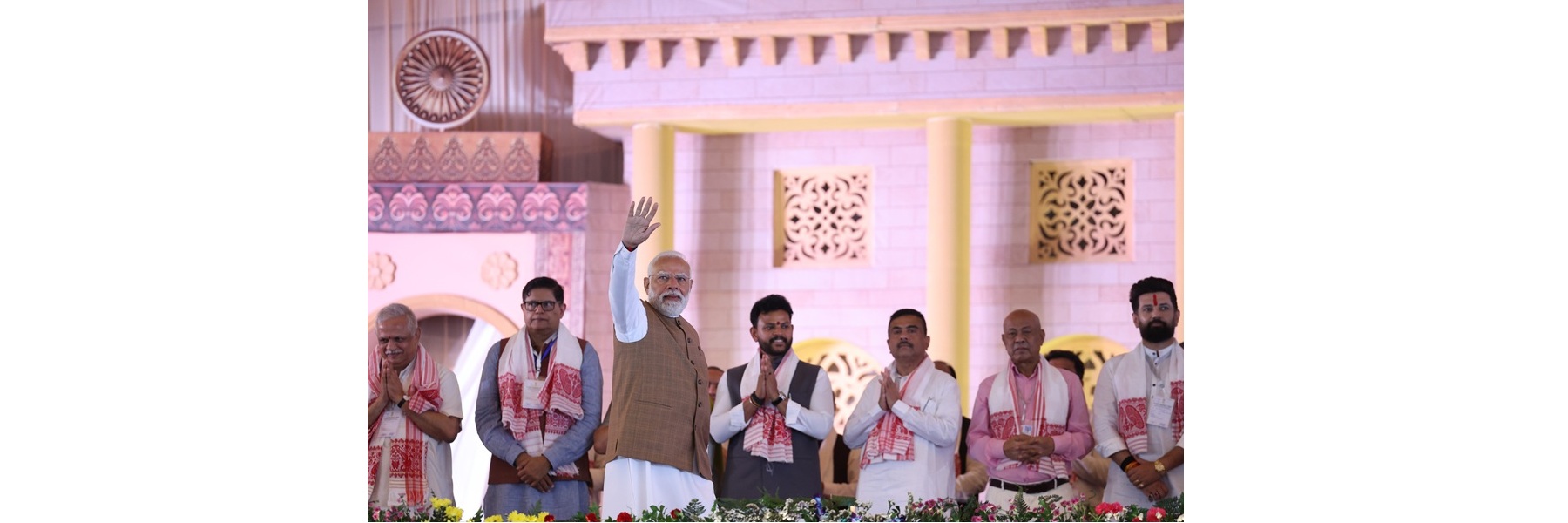 PM attends the oath-taking ceremony of new NDA Government of Assam at Guwahati, in Assam