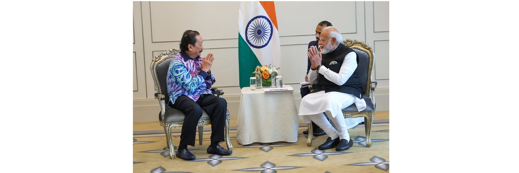Founder and Advisor, Berjaya Corporation Berhad, Mr. Vincent Tan Chee Yioun meets with PM at Kuala Lumpur, in Malaysia