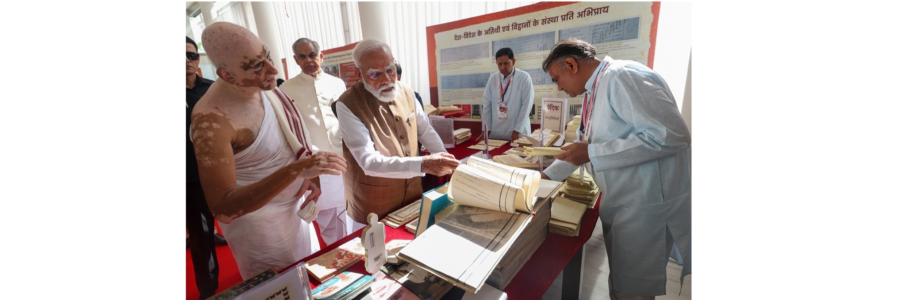 PM inaugurates and walkthrough of ‘Samrat Samprati Museum’ on the occasion of Mahavir Jayanti at Koba Tirth (Gandhinagar), in Gujarat.