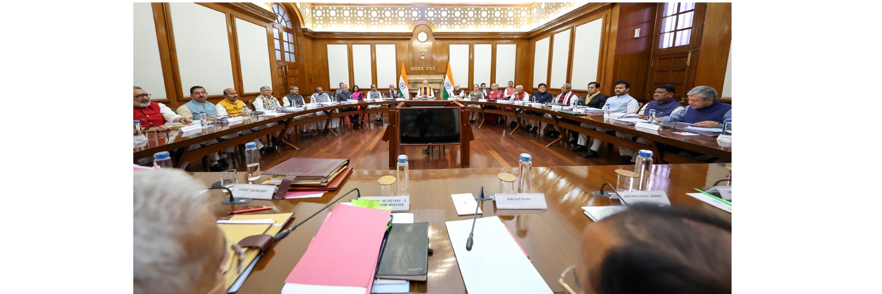 PM chairs Cabinet meeting at South Block, in New Delhi.