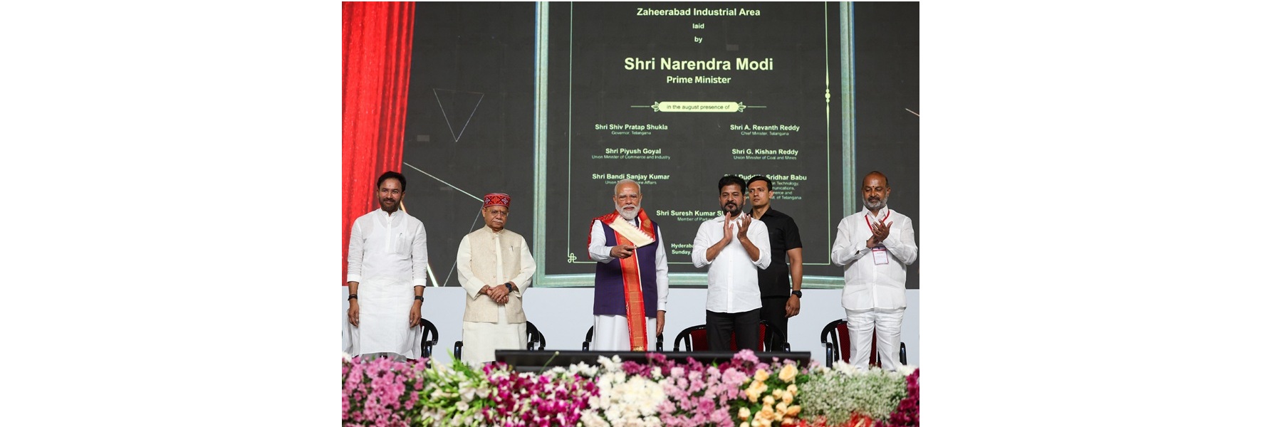 PM lays the foundation stone, inaugurates and dedicates to the nation multiple development projects at Hyderabad, in Telangana 