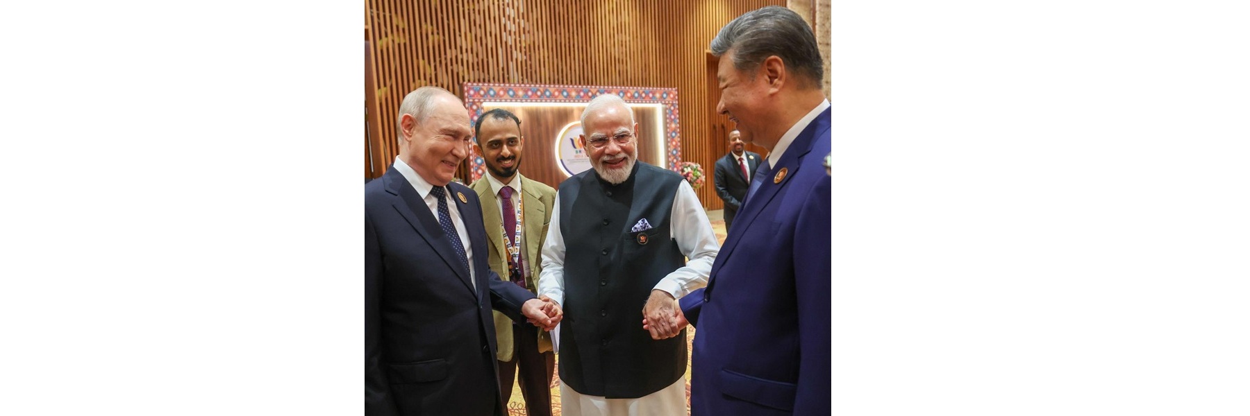 PM with BRICS Leaders at the 18th BRICS Summit in Bharat Mandapam, New DelhiPM with BRICS Leaders at the 18th BRICS Summit in Bharat Mandapam, New Delhi